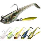 Iscas de pesca TRUSCEND Paddle Tail Spinner Iscas para robalo