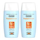 Isdin Fusion Water 5 Stars Kit com 2 Unidades Protetor Solar Facial FPS60 50ml
