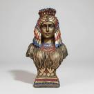 Isis Busto de Resina Estatueta Decorativa Egípcio Faraó Isis Busto de Resina Estatueta Decorativa Egípcio Faraó