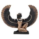 Isis Deusa Egípcia Amor Asa Aberta Estatueta De Resina 21 cm