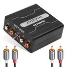 Isolador de ruído Ground Loop WiSwinda 4 canais RCA preto