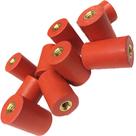 Isolador Epoxi Paralelo Barramento 20x30 com rosca 1/4 com 10 unidades