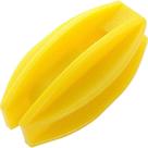 Isolador Plástico Tipo Castanha, Amarelo, com 50 Peças, 10283 Sentinela