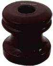 Isolador Porcelana TIPO ROLDANA (KIT c/40pçs)