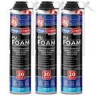 Isolamento de espuma em spray Can Magic Chems 750 ml (pacote com 3)