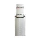 Isolamento De Tubos De Espuma Autoadesiva De Estilo Aberto De 16-60mm Com Folha De Alumínio Para