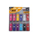 Isqueiro a Gás Maxi Multicores 12 Pçs - Bic