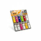 Isqueiro Bic Maxxi Grande Descartável Cartela Com 12 Unidades Colorida