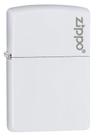 Isqueiro de bolso Zippo 214ZL com logotipo branco fosco