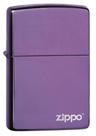 Isqueiro de bolso Zippo High Polish Roxo Logo Zippo
