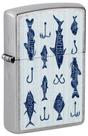 Isqueiro de Bolso Zippo Off The Hook Design Street Chrome