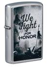 Isqueiro de bolso Zippo para Honor Street Chrome, tamanho único Isqueiro de bolso Zippo para Honor Street Chrome, tamanho único