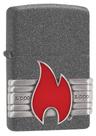 Isqueiro de bolso Zippo Red Vintage Wrap à prova de vento Isqueiro de bolso Zippo Red Vintage Wrap à prova de vento