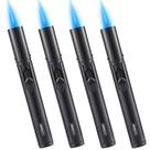 Isqueiro de butano Urgrette 15 cm recarregável Jet Flame x4 preto