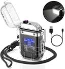 Isqueiro Eletrico Plasma Usb Recarregável A Prova Dagua para Camping