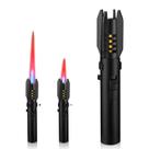Isqueiro Honitra ajustável Jet Flame preto à prova de vento