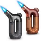 Isqueiro Laffizz, pacote com 2 unidades, Single Jet Flame, recarregável