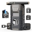 Isqueiro maçarico COOLRISE 6 em 1 com cortador em V e reto, perfurador