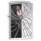 Isqueiro Mecânico Zippo Spider Cromado Alto Brilho Isqueiro Mecânico Zippo Spider Cromado Alto Brilho