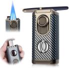Isqueiro Sormwitt All-in-One com cortador e suporte de fibra de carbono