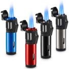 Isqueiro Urgrette, pacote com 4 unidades, Triple 3 Jet Flame, recarregável