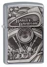 Isqueiro Zippo Harley-Davidson Motor Flag Emblem Street Chrome