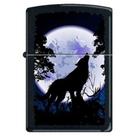 Isqueiro Zippo Howling Wolf and Moon Black Matte 0024