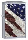 Isqueiro Zippo Rustic USA Flag Street Chrome 78540