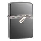 Isqueiro Zippo Zipped Black Ice Isqueiro Zippo Zipped Black Ice