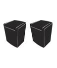it 2 Capas Maquina Lavar Brastemp 10kg A 14kg Sem Zíper
