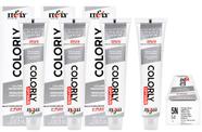 Itely Kit c/4 Tintas Colorly 5N Castanho Claro 60 ml