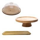 Itens Para Servir Mesa Elegante Conjunto De Bambu Madeira