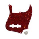 J Bass Pickguard FLEOR de 10 furos para 4 cordas americano/mexicano