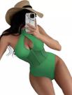 J3009-Biquíni Bikini Bojo Luxo Maiô Cruzado Decotado Sexy Ag330