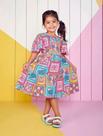 J4482 Vestido Estampado Momi