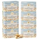 Jabón Natural Perfumado Wavertree & London Beach (8 Barras), Barras de Jabón Frances Triple Molienda de 200 g enriquecidas con Manteca de Karité - Barras de Aceite Vegetal Puro para Baño y Cuidado Corporal para Todo Tipo de Piel