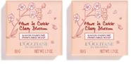 Jabón Perfumado Flor de Cerezo L'Occitane 96g Paquete de 2 Jabón Perfumado Flor de Cerezo L'Occitane 96g Paquete de 2