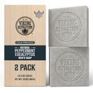 Jabón Viking Revolution Menta y Eucalipto para Hombre Pack de 2