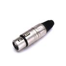 Jack cannon (xlr) femea santo angelo l3fnn01 3 polos p/linha (sa-8)