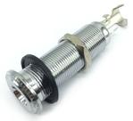 Jack cilindrico T3 Cromado violao guitarra mono / stereo