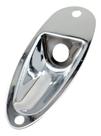 Jack plate canoa p/ guitarra ronsani p-10 strato cromo 669