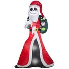 Jack Skellington inflável de Natal como garras de areia de 3 m de altura Jack Skellington inflável de Natal como garras de areia de 3 m de altura