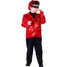 Jacket Dress Up America Sequin para crianças - festa de lantejoulas para meninos