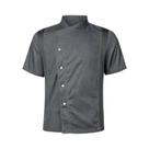 Jaleco De Chef Cinza Para Adultos, Uniforme De Trabalho Para Cozinha De Hotel, Restaurante E Café Jaleco De Chef Cinza Para Adultos, Uniforme De Trabalho Para Cozinha De Hotel, Restaurante E Café
