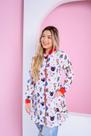 Jaleco Feminino Acinturado Estampado com Ziper estampa com tema AUTISMO - area da saude Jaleco Feminino Acinturado Estampado com Ziper estampa com tema AUTISMO - area da saude