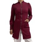 Jaleco Feminino Acinturado Princess Marsala Jaleco Art