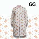 Jaleco Feminino Capivara Manga Longa Gabardine para Saúde Profissional Tamanho:GG