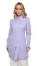Jaleco Feminino em Oxford Eli Zíper Manga Longa Lilas Jaleco Feminino em Oxford Eli Zíper Manga Longa Lilas
