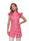 Jaleco Feminino Manga Curta Valentina Pink