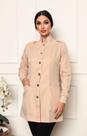 Jaleco Feminino Oxford Acinturado com Punhos Bege Bless Jaleco Feminino Oxford Acinturado com Punhos Bege Bless